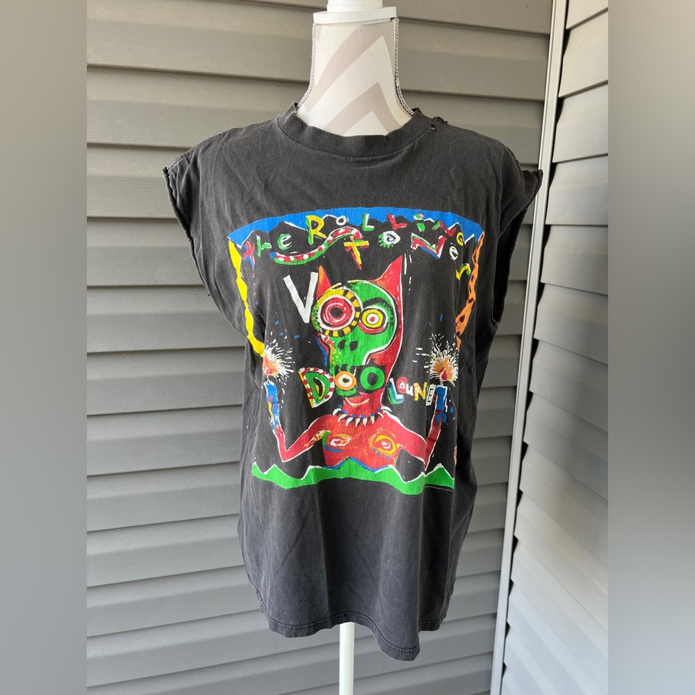 Vintage The Rolling Stones Voodoo Lounge Miami 1994 Cut-Off Sleeve Men’s Sz M